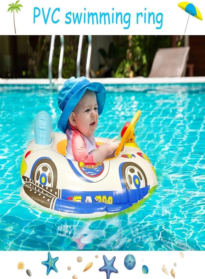 MATSON Kids Pool Tub Ring with Manual Pump Baby Swimming Tube Swimming Pool Tube Baby Float Anti-Flip Tube for Kids - Multi (Set of 1) - Image 4